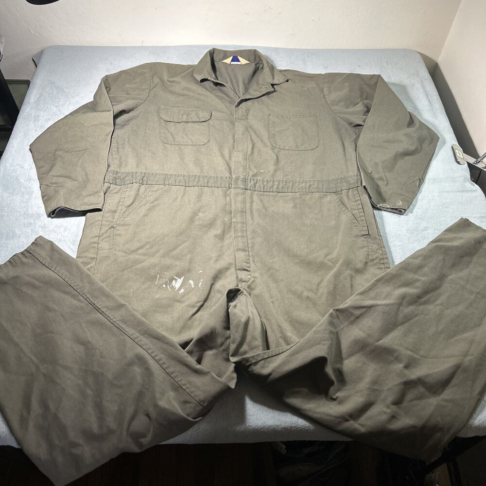 Vintage 70s Big Mac Coveralls Overalls 2XL 52x32 Beyond Baggy Wide Worker USA